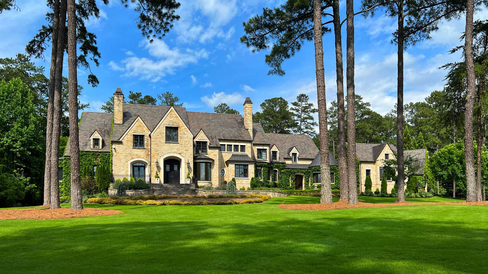 River Club luxury home exterior in Atlanta
